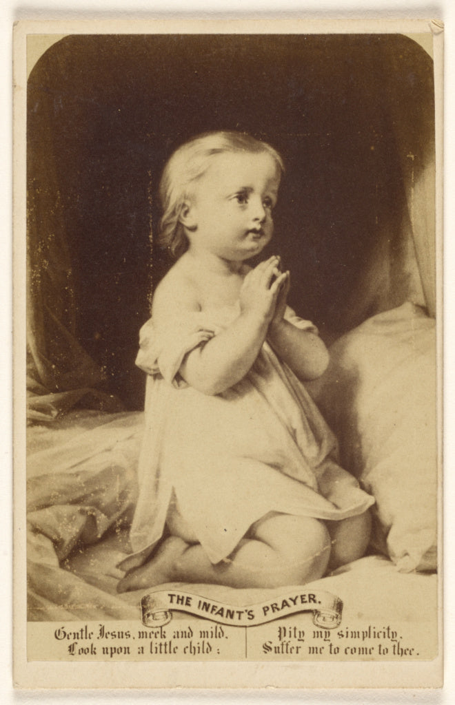 Ashford Brothers & Co.:The Infant's Prayer., Poster Print Wall Art