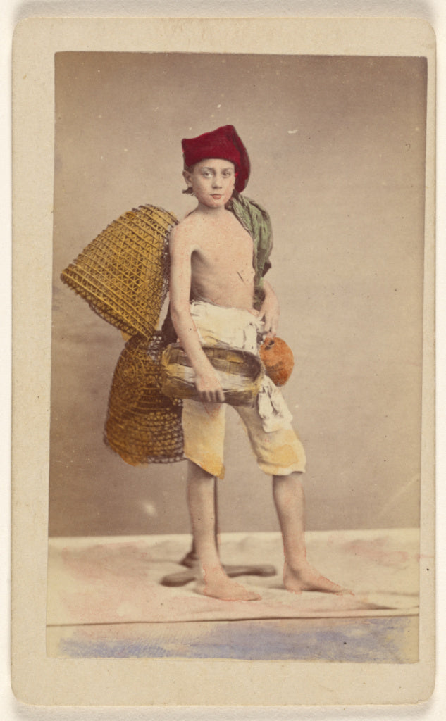 Giorgio Conrad:[Unidentified boy wearing native costume with,16x12