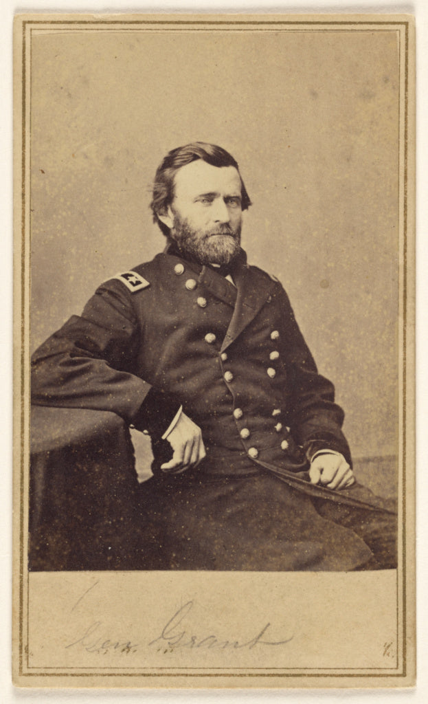 Mathew B. Brady:Gen. [Ulysses S.] Grant, Poster Print Wall Art