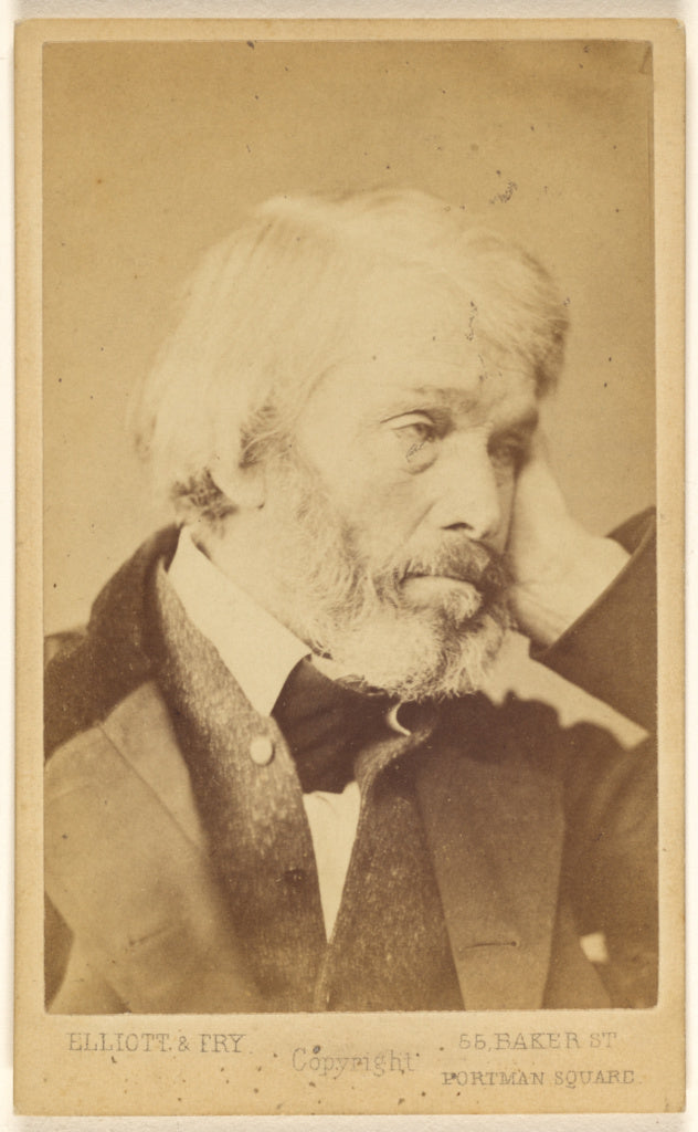 Elliott & Fry:T[homas] Carlyle (1795 - 1881), Poster Print Wall Art