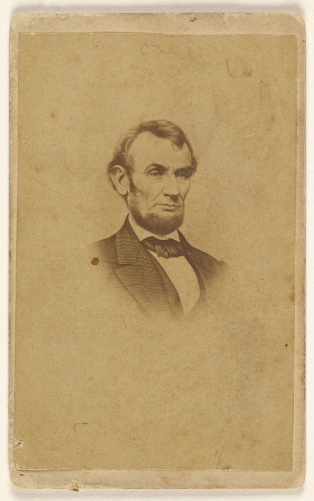 Mathew B. BradyStudio of:[Engraving of Abraham Lincoln after, Poster Print Wall Art