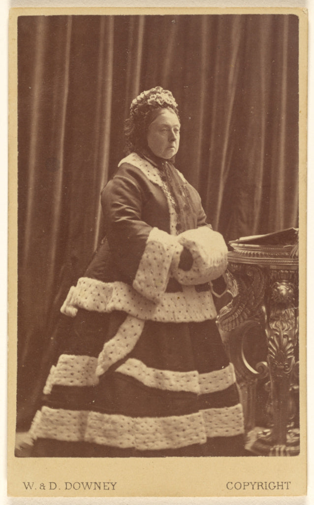 W. & D. Downey:The Queen, 1872. [Queen Victoria], Poster Print Wall Art