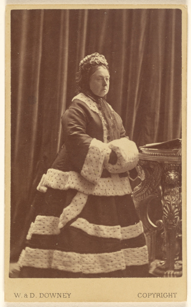 W. & D. Downey:The Queen, 1872. [Queen Victoria],16x12