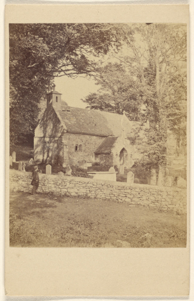 F. Moor:[Unidentified church at Ventnor, England], Poster Print Wall Art