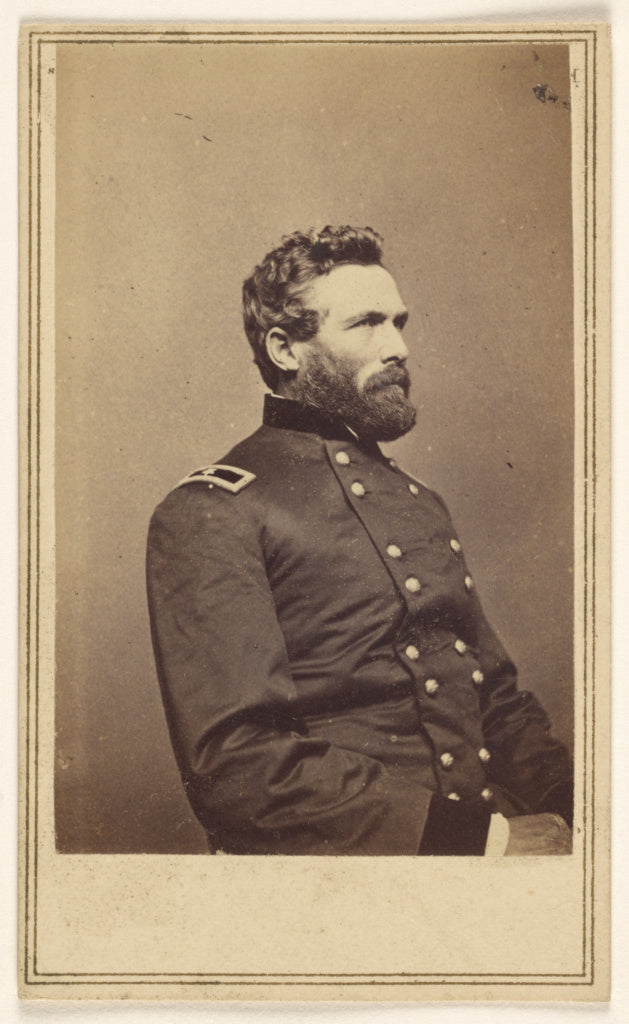 Mathew B. BradyStudio of:Major[-General Hiram G.] Berry (die, Poster Print Wall Art