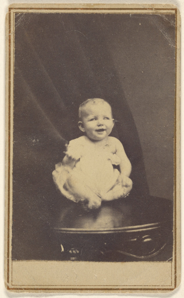 W.W.W.:[Smiling baby, sitting on a chair],16x12"(A3)Poster