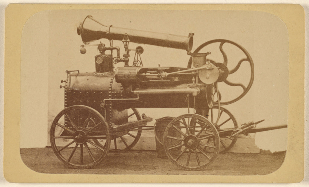 Unknown maker, American:[Steam Engine], Poster Print Wall Art