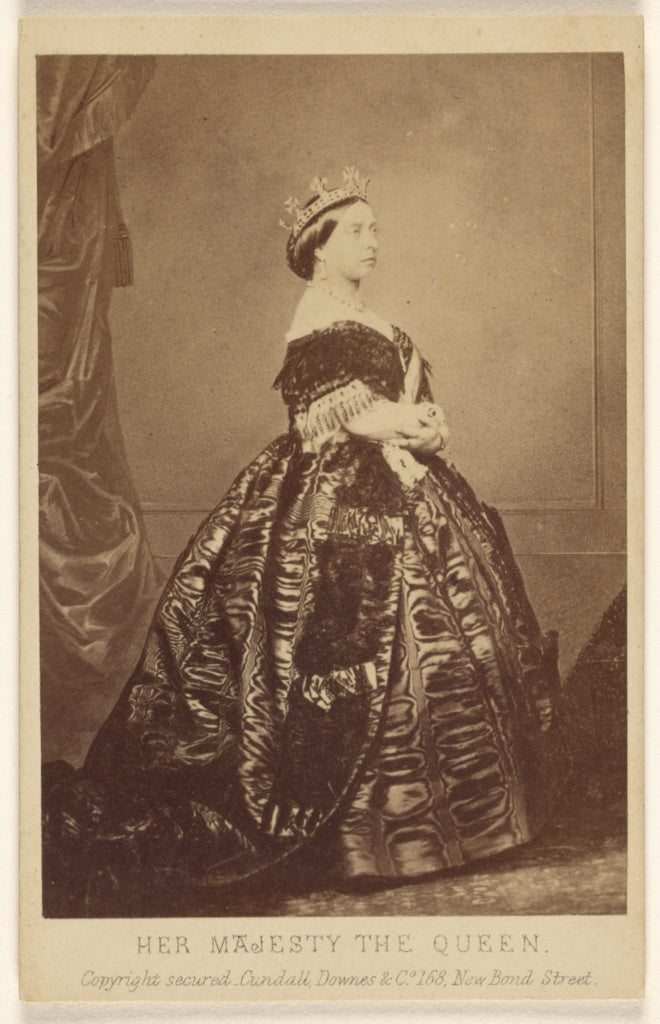 Charles Clifford:Her Majesty The Queen., Poster Print Wall Art