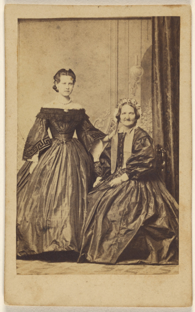 Photographische Compagnie:[Two unidentified women: younger w, Poster Print Wall Art