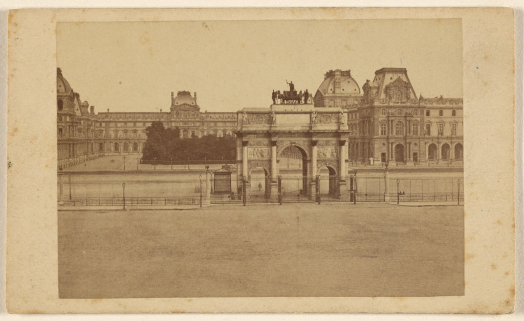 Unknown maker, French:Le Louvre, Poster Print Wall Art