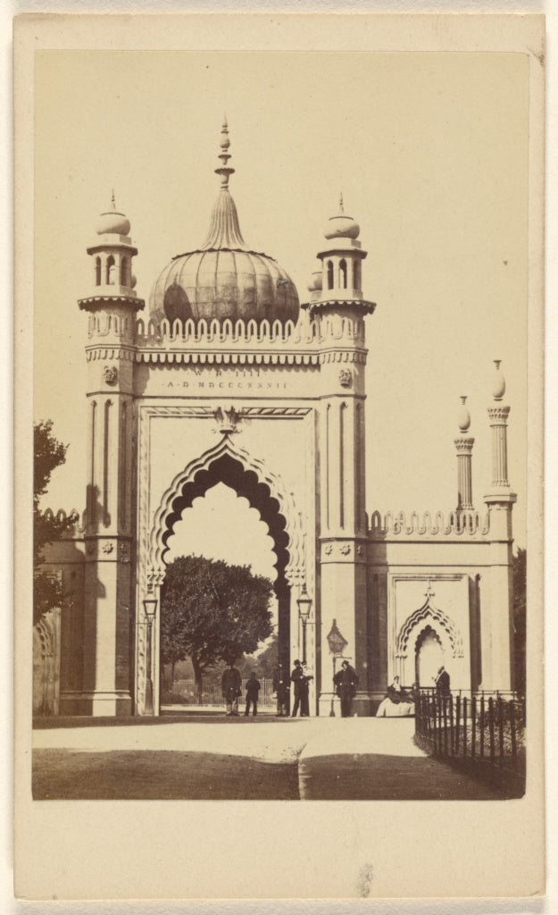 William H. Mason:William IV's Gate Pavillion, Brighton., Poster Print Wall Art