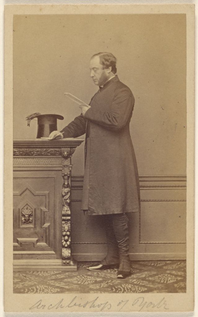 S.E. Poulton:Archbishop of York [Reverand William Thomson], Poster Print Wall Art