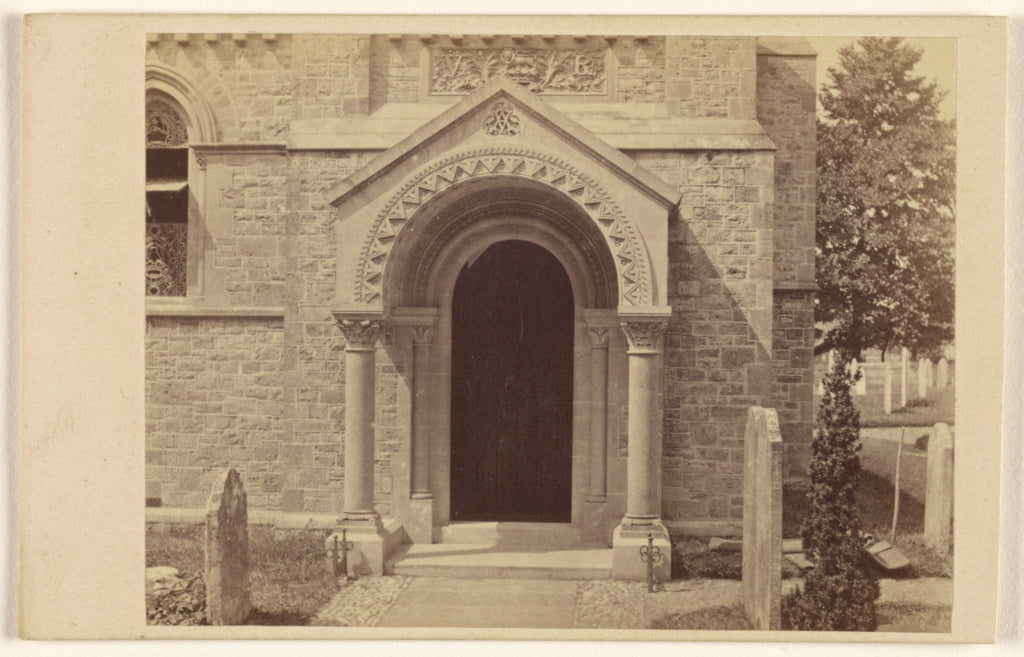 Brown & Wheeler:Entrance to the Royal Pew Whippingham Church, Poster Print Wall Art