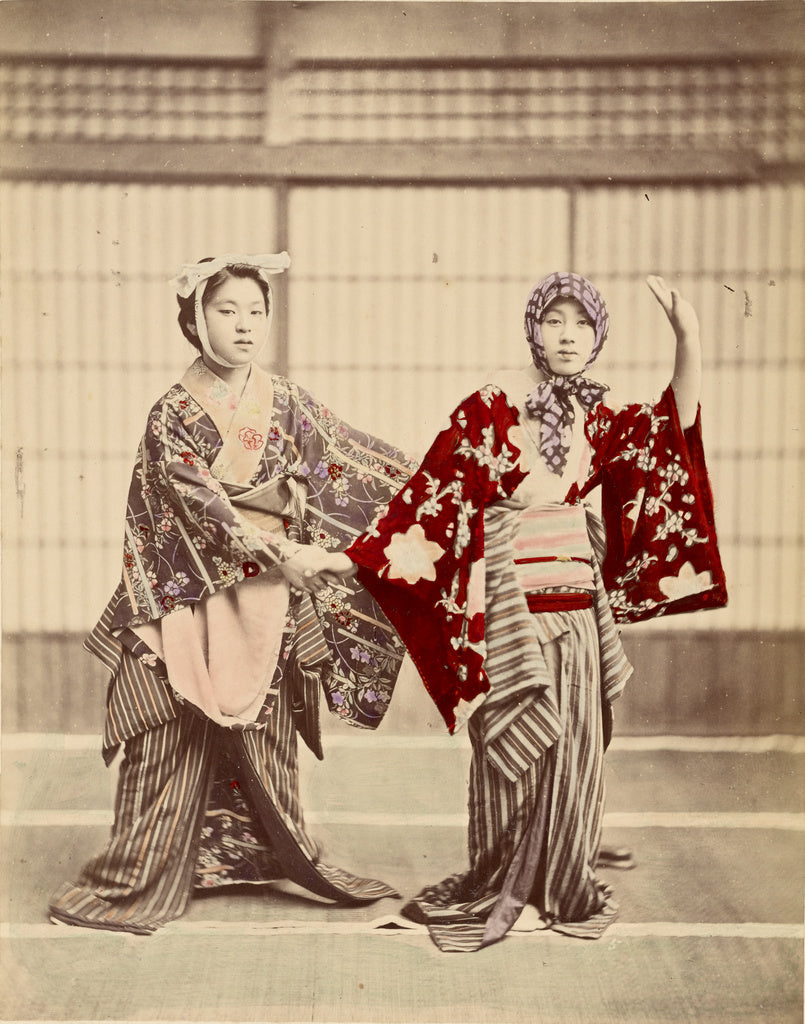 Unknown:[Two Japanese Women in Costume],16x12"(A3)Poster