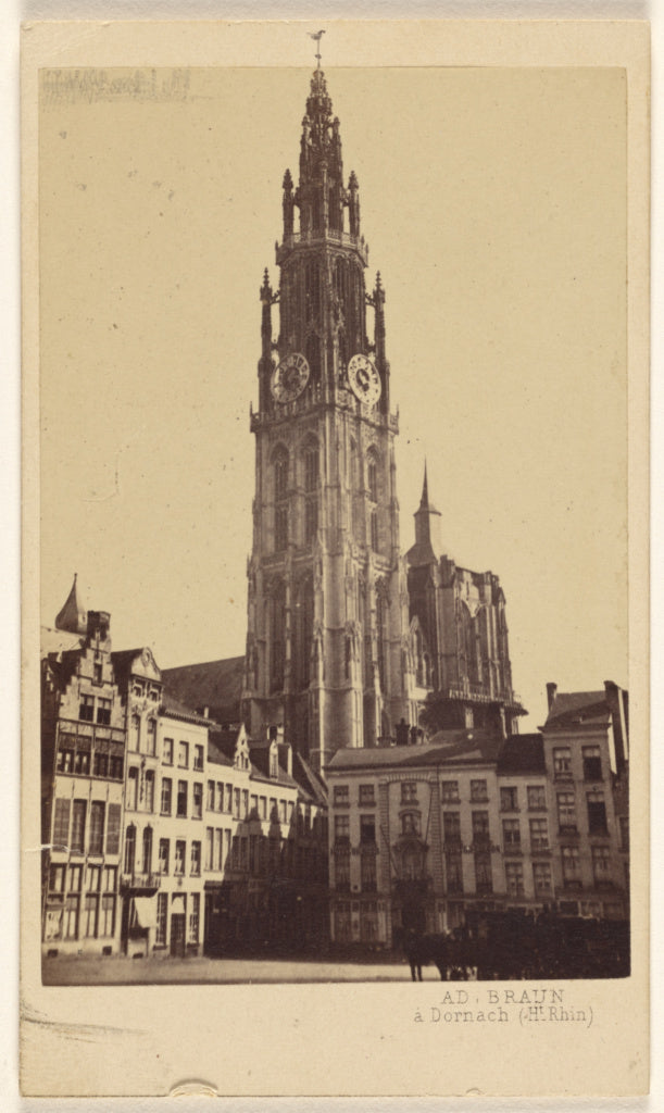Adolphe Braun:Anvers Cathedrale.,16x12