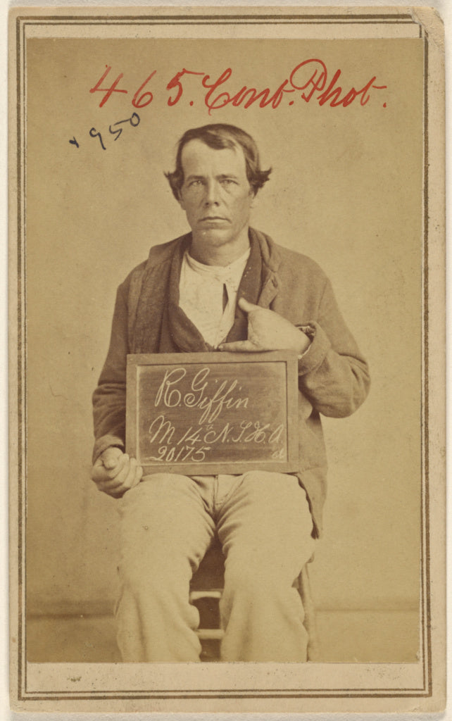 Unknown maker, American:[R. Giffin, M 14th N.T.H.A. 20175 D., Poster Print Wall Art