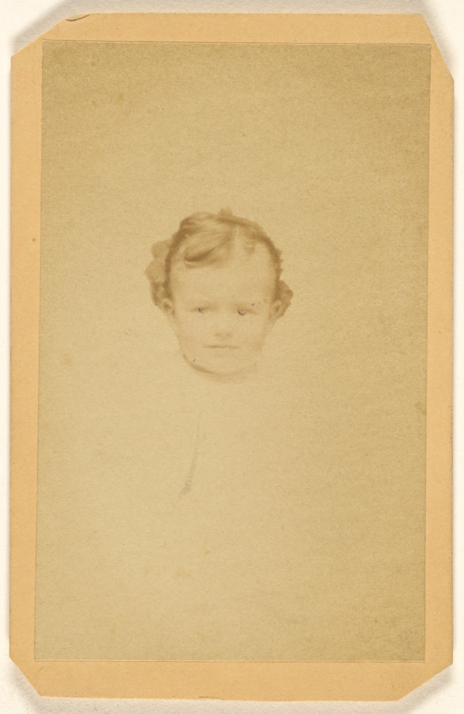 Gaston:[Unidentified child, printed in vignette-style], Poster Print Wall Art