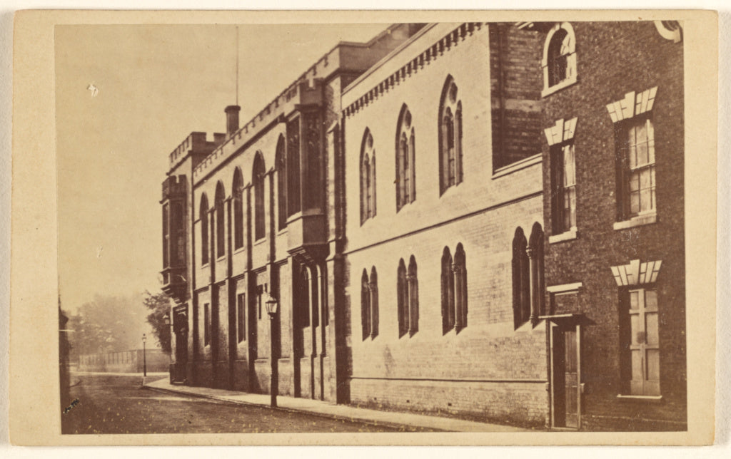 J. Edmunds:Rugby School, Poster Print Wall Art