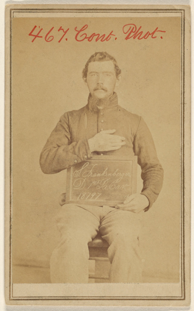 Unknown maker, American:[S. Frankenberger D. 1st Pa. Cav. 18, Poster Print Wall Art