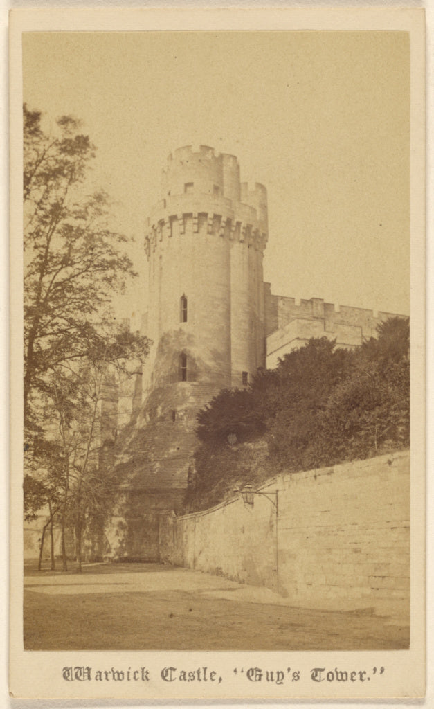 Unknown maker, British:Warwick Castle, "Guy's Tower.", Poster Print Wall Art
