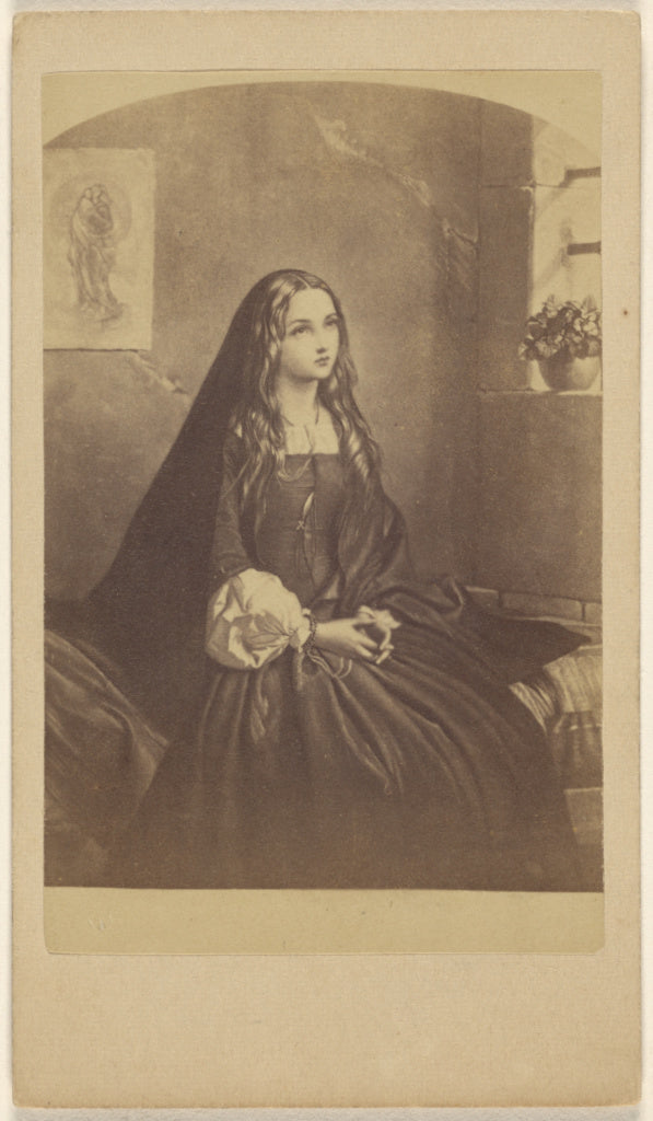 Unknown:Beatrice Cenci in Prison [copy of a painting], Poster Print Wall Art