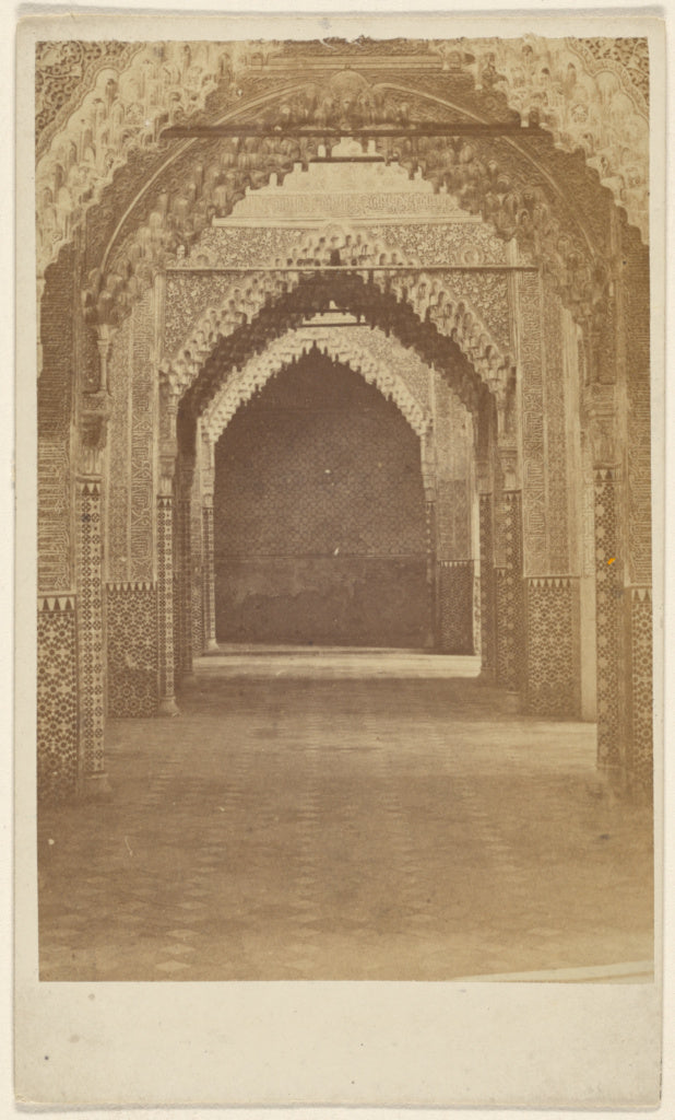 Unknown:[Hallway at the Alhambra], Poster Print Wall Art