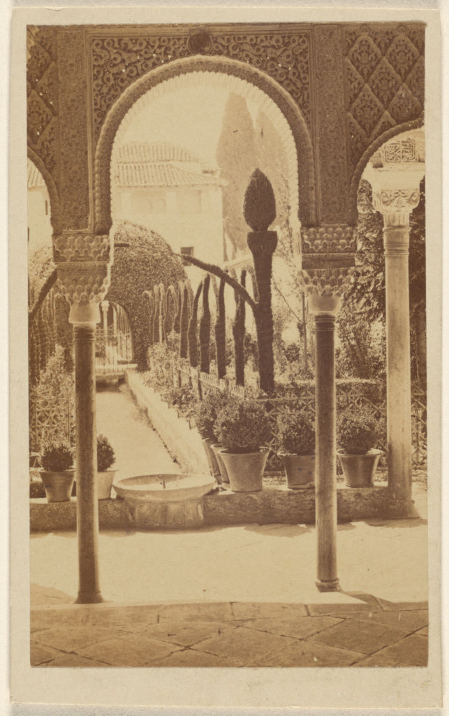Unknown:[Garden view, The Alhambra], Poster Print Wall Art