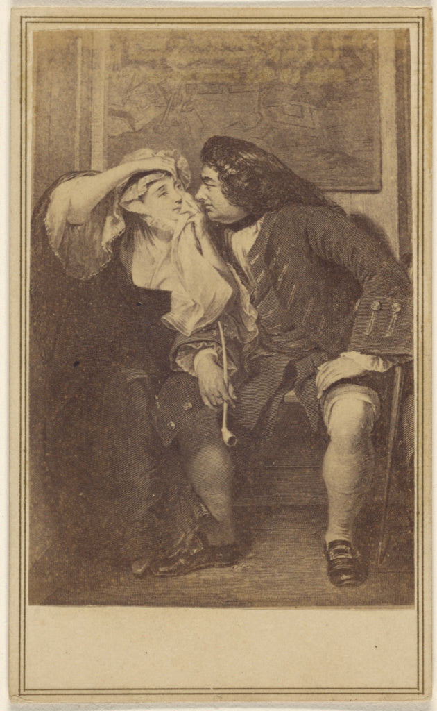 Unknown:The Widow & Uncle Toby. [copy of an aquatint],16x12"(A3)Poster