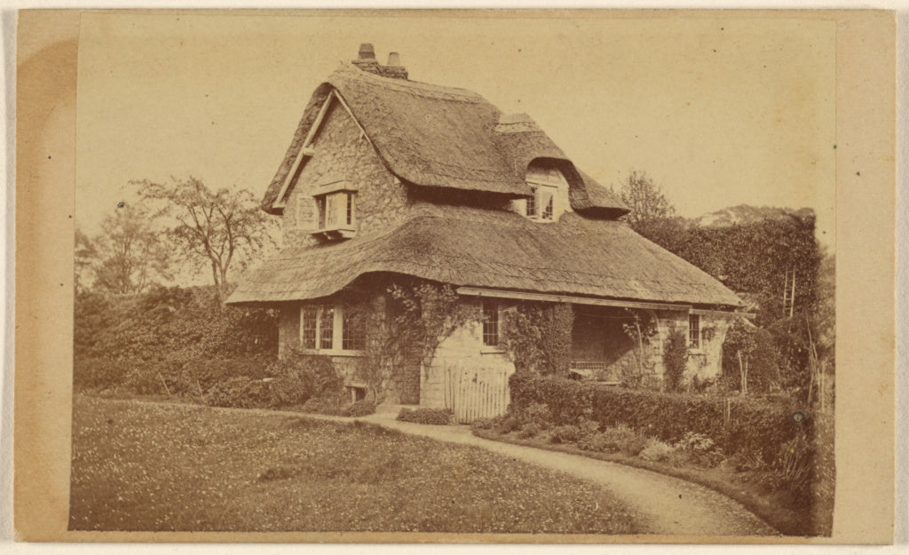 Unknown:[Exterior view of Dutch Cottage, Blaise Hamlet], Poster Print Wall Art