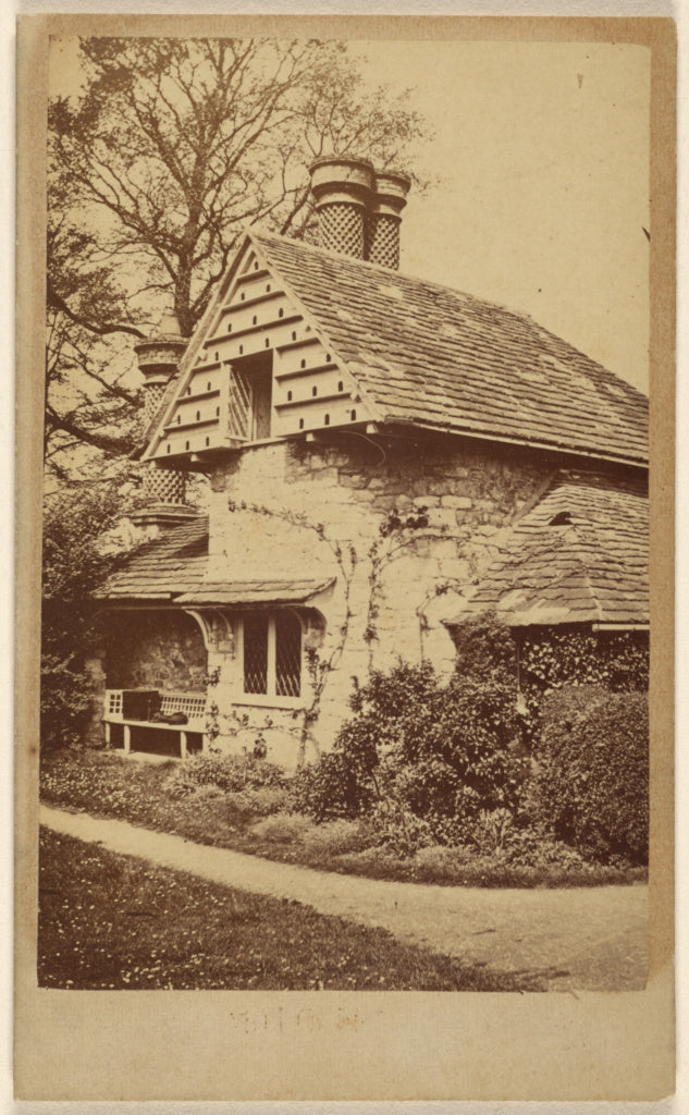 Unknown:[Exterior view of Vine Cottage, Blaise Hamlet], Poster Print Wall Art