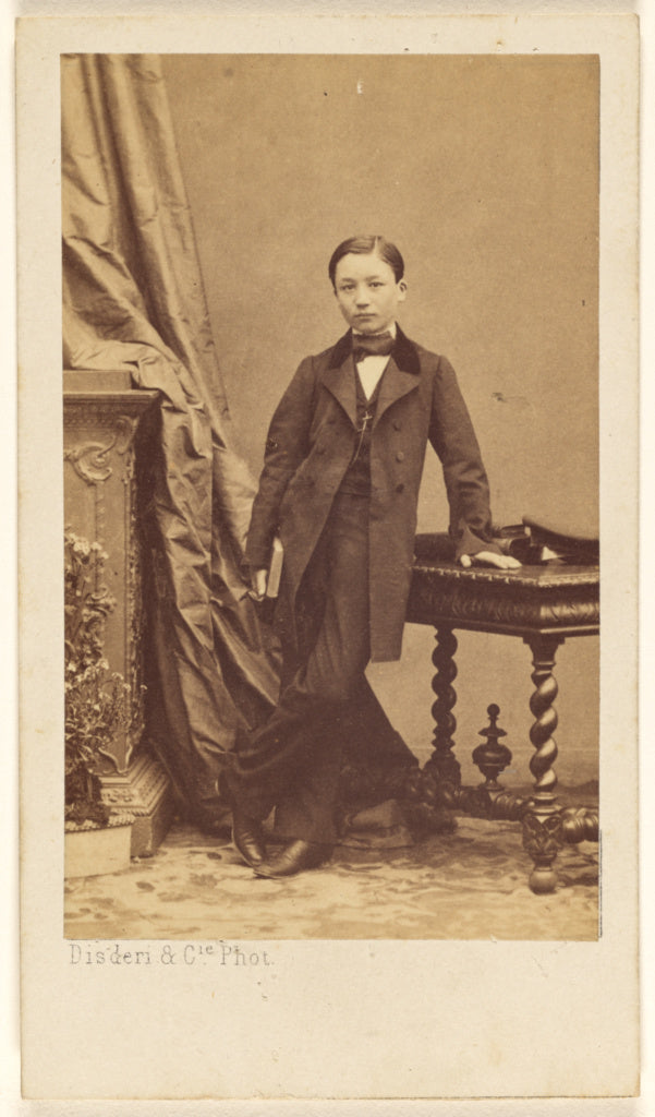 Disdéri & Cie.:[Unidentified little boy standing, holding a,16x12