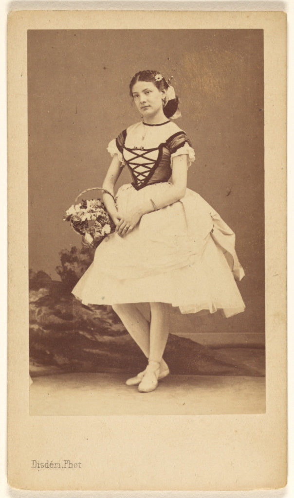 André Adolphe-Eugène Disdéri:[Miss] Demarconnay., Poster Print Wall Art