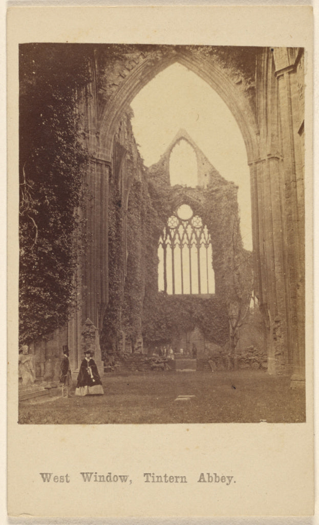 Unknown maker, British:West Windows, Tintern Abbey., Poster Print Wall Art