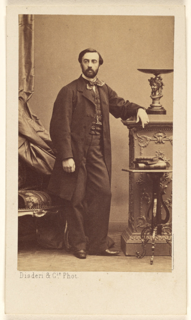 Disdéri & Cie.:M. Arthur Vergne., Poster Print Wall Art