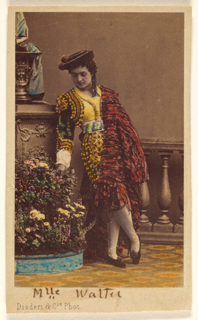Disdéri & Cie.:Mlle. Walter., Poster Print Wall Art