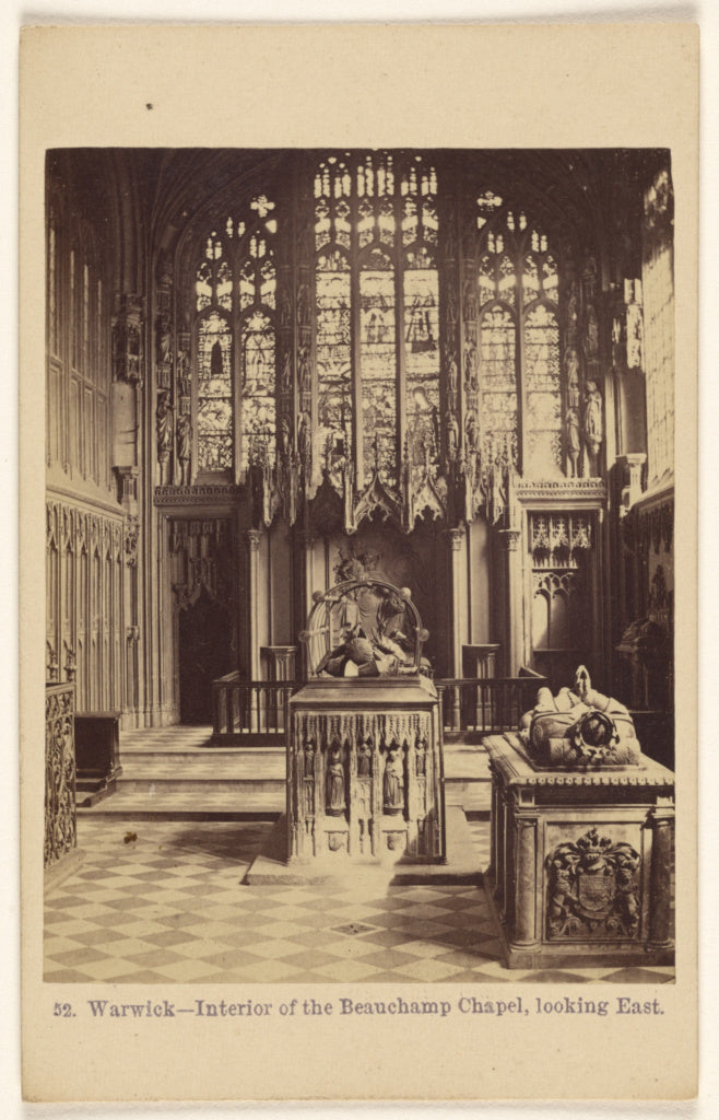 Francis Bedford:Warwick - Interior of the Beauchamp Chapel, ,16x12