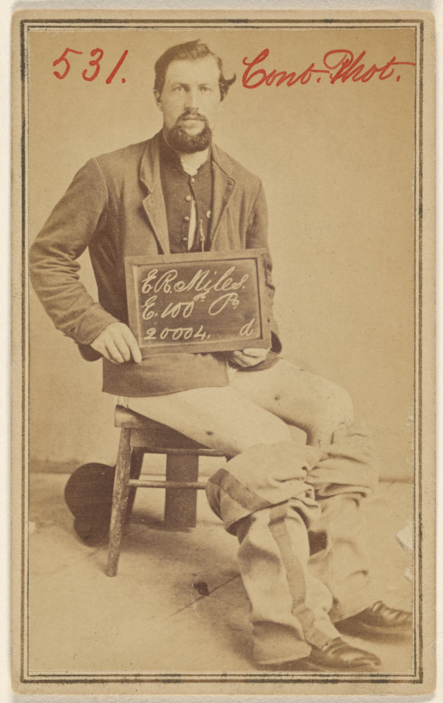 Unknown maker, American:[E.R. Niles, E. 100th Pa. 20004. Civ, Poster Print Wall Art