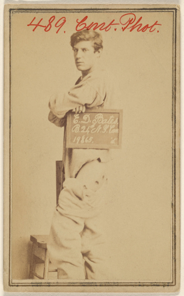 Unknown maker, American:[E.D. Bates, Civil War victim], Poster Print Wall Art