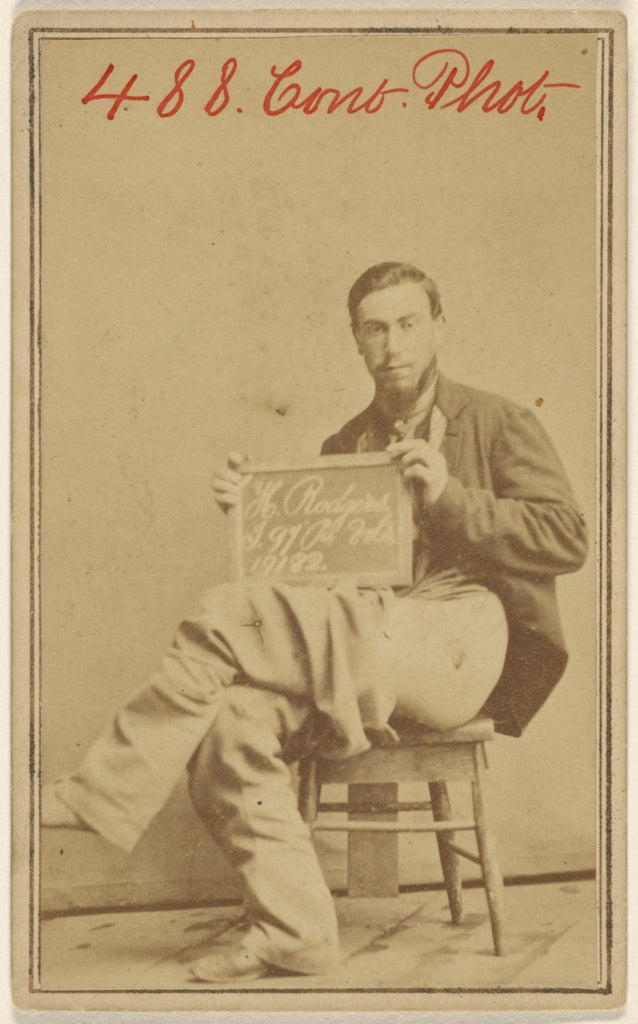 Unknown maker, American:[H. Rodgers, Civil War victim], Poster Print Wall Art