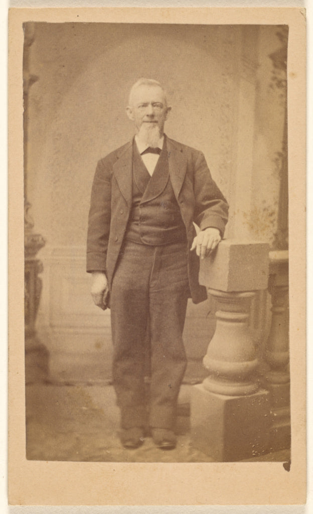 D.A. Frommeyer:[Unidentified elderly man with long white goa,16x12