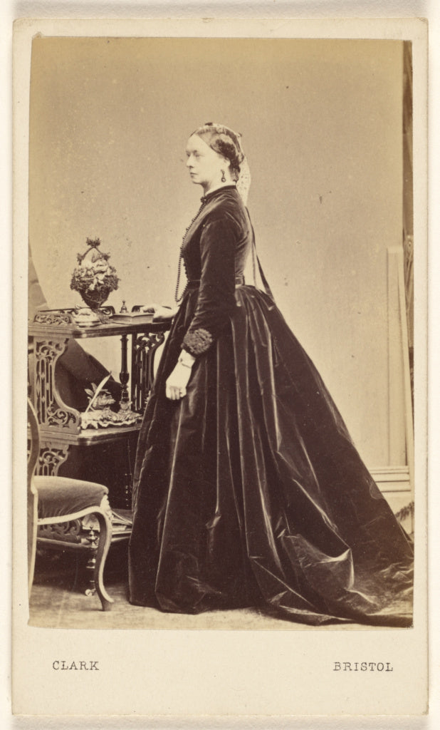 William Clark:[Unidentified woman wearing a long dress, in p,16x12