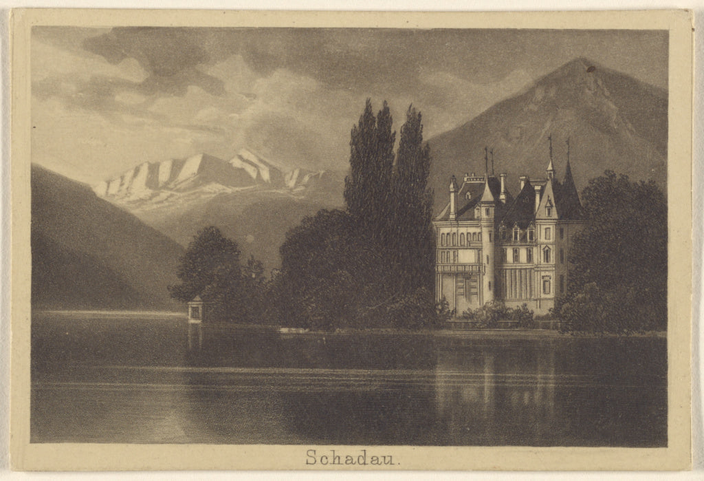 Unknown:Schadau., Poster Print Wall Art
