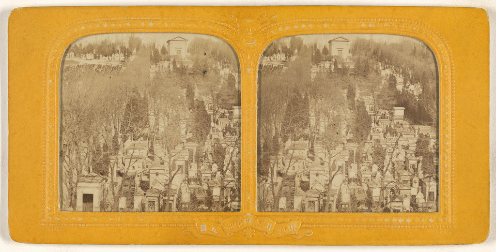 Adolphe Block:[Cimetiere du Pere Lachaise, Paris], Poster Print Wall Art