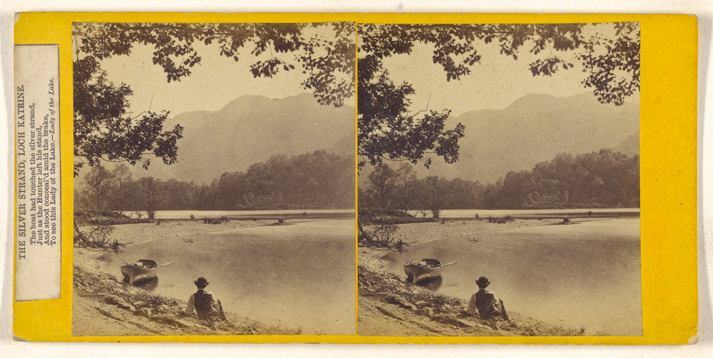 Unknown maker, British:The Silver Strand, Loch Katrine., Poster Print Wall Art