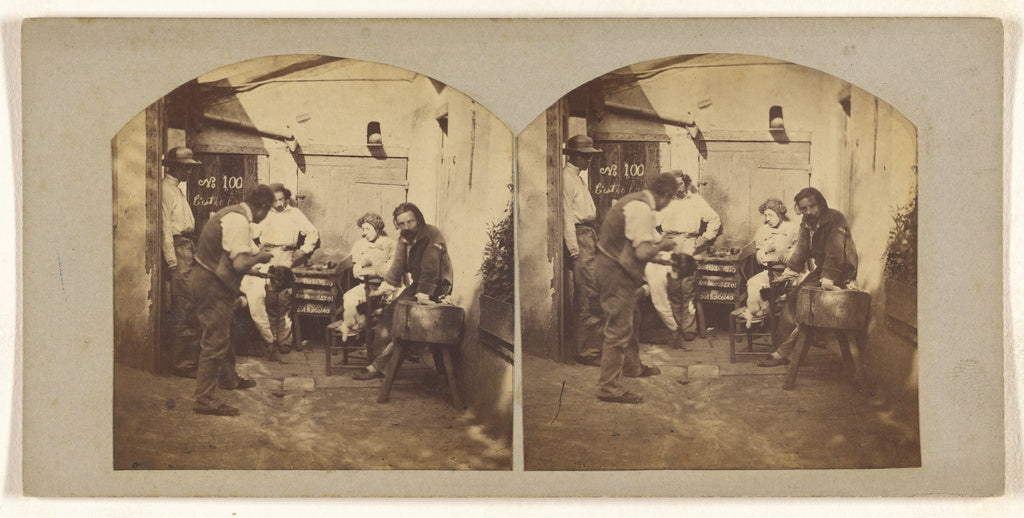Unknown:[Group of people playing a game], Poster Print Wall Art