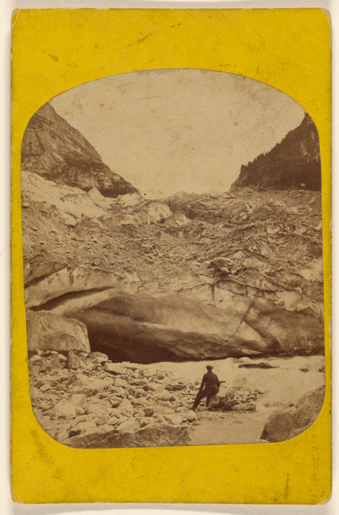 Unknown maker, French:[Glacier de Grindelwald], Poster Print Wall Art