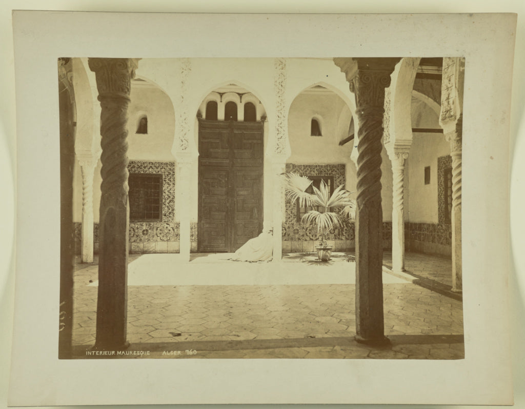 Unknown maker, Egyptian:Intérieur Mauresque, Alger, Poster Print Wall Art