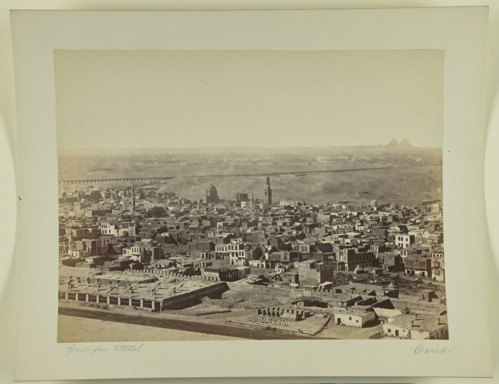 Unknown maker, Egyptian:[Cairo from Citadel], Poster Print Wall Art
