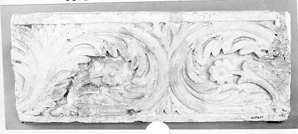 :Fragment of a Frieze with Acanthus Scrolls Palmettes and Fl-16x12"(A3) Poster