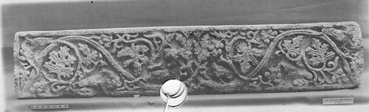 :Frieze with Vine Scrolls and Birds 6th century-16x12"(A3) Poster